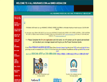 Tablet Screenshot of 4allinsurance.net